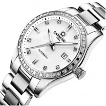 Женские  стильные класические часы Carnival Luiza Silver+ подарочная коробочка