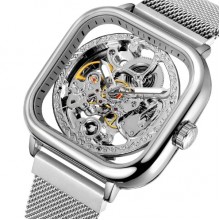 Мужские часы Forsining Eagle Silver+ подарочная коробочка