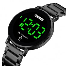 Детские часы Skmei Light Black Steel+ подарочная коробочка