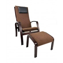 Кресло для отдыха Avko ARC012 Walnut Latte с подставкой для ног Кресло для отдыха Avko ARC012 Walnut Latte с подставкой для ног