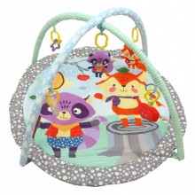 Развивающий коврик Baby Mix TK/Q3436РР Енот и лисичка 34229 Разноцветный со съемными игрушками