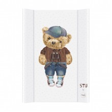 Пеленальная доска Ceba Baby Fluffy Puffy Stu W-203-132-683 Белый с принтом 50 х 70 см Пеленальная доска Ceba Baby Fluffy Puffy Stu W-203-132-683 Белый с принтом 50 х 70 см