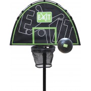 Баскетбольная корзина для батутов Exit Toys + мини-мячик Черный/Зеленый