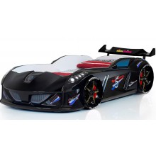Кровать-машина Exit Jaguar Speedy boy Черный с подсветкой фар, колес и дна + звуковые эффекты и пульт ДУ Кровать-машина Exit Jaguar Speedy boy Черный с подсветкой фар, колес и дна + звуковые эффекты и пульт ДУ