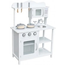 Игровой набор детская кухня AVKO Никея с духовкой и вытяжкой + посуда 84 х 60 х 30 см Белый Игровой набор детская кухня AVKO Никея с духовкой и вытяжкой + посуда 84 х 60 х 30 см Белый