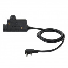 Кнопка PTT управления радиосвязью Earmor M51 219-1 Черный 84 см для раций типа Baofeng/Kenwood Кнопка PTT управления радиосвязью Earmor M51 219-1 Черный 84 см для раций типа Baofeng/Kenwood