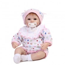 Кукла реборн NPK DOLL девочка Зоя, младенец силиконовая с шапочкой, соской и подгузником 42 см Кукла реборн NPK DOLL девочка Зоя, младенец силиконовая с шапочкой, соской и подгузником 42 см