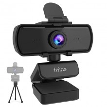 Веб-камера Fifine K420 Черный + микрофон и штатив тренога